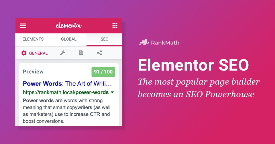 elementor seo